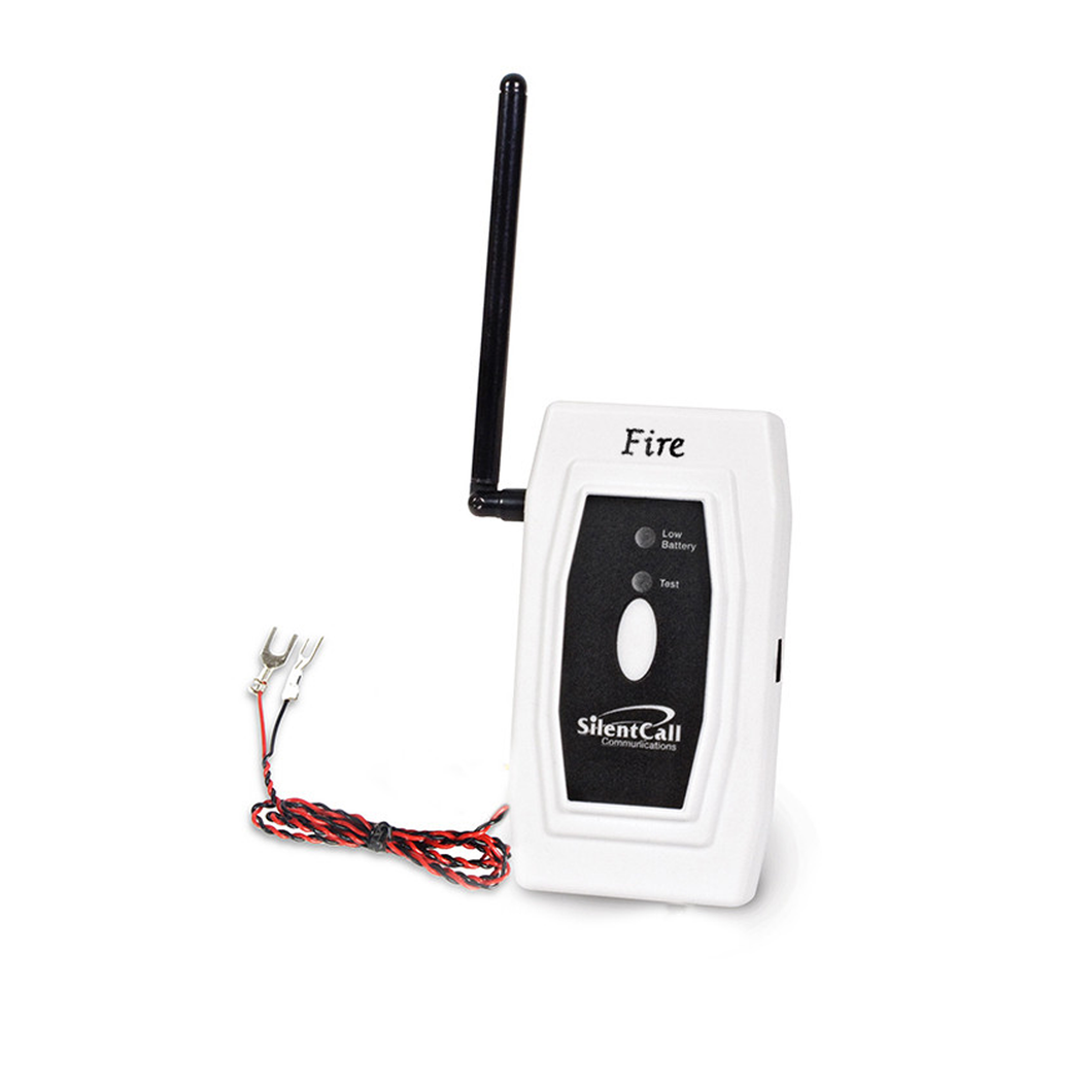 Silent Call - Medallion Series Fire Alarm Transmitter - Voltage Input with Battery